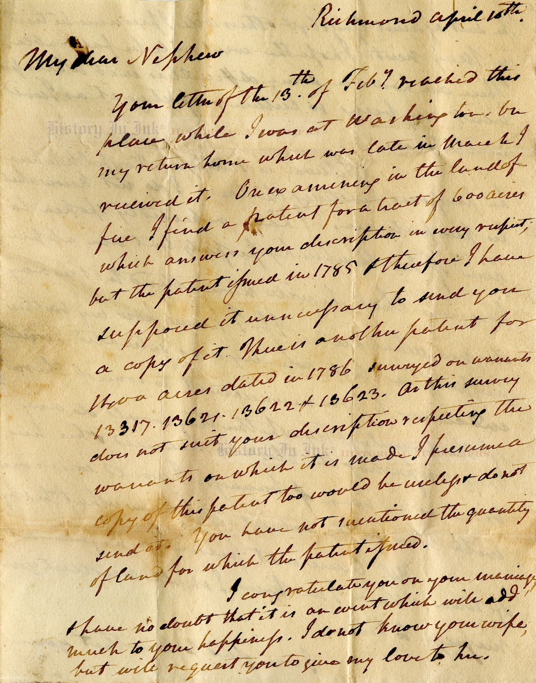 Autograph 902601 Excellent content handwritten letter by Chief